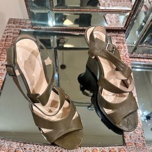 Nine West Women's Olive Wedge Sandals